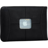 15 in. Premium Leather MacBook Pro Sleeve - Black