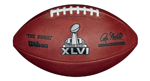 Picture of Radtke Sports sbxlvi-fb Authentic Wilson Super Bowl XLVI NFL Football The Duke