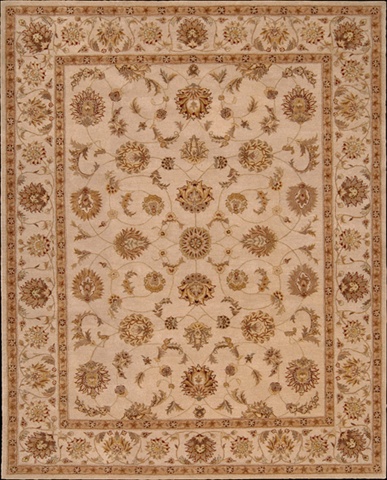 19347 Heritage Hall Area Rug Collection Ivory 7 ft 9 in. x 9 ft 9 in. Rectangle -  Nourison, 099446193476