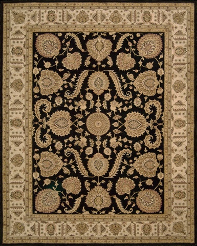 53132 Heritage Hall Area Rug Collection Black 8 ft 6 in. x 11 ft 6 in. Rectangle -  Nourison, 099446531322