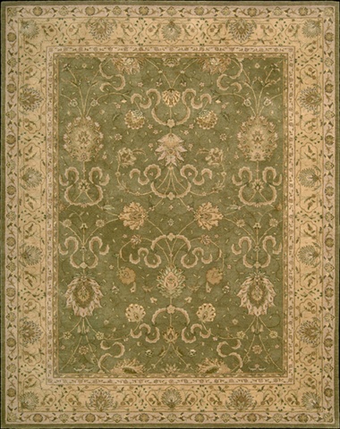 58244 Heritage Hall Area Rug Collection Green 5 ft 6 in. x 8 ft 6 in. Rectangle -  Nourison, 099446582447