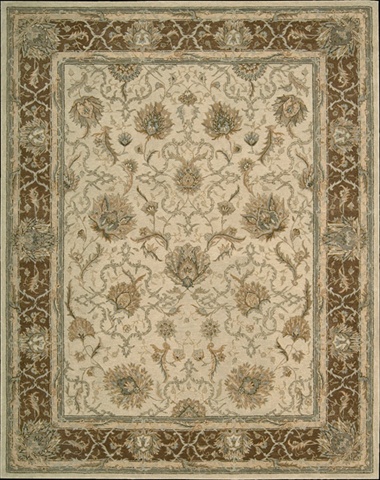 1218 Heritage Hall Area Rug Collection Mist 7 ft 9 in. x 9 ft 9 in. Rectangle -  Nourison, 099446012180