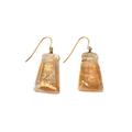 Alexa Starr 4271-E Goldtone Gold Fleck Lucite Drop Earrings Alexa Starr 4271-E Goldtone Gold Fleck Lucite Drop Earrings