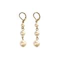 Alexa Starr 4418-EP-CRM Graduated Triple Drop Cream Pearl Earrings Alexa Starr 4418-EP-CRM Graduated Triple Drop Cream Pearl Earrings