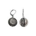 Alexa Starr 4555-EP-S Silvertone Crystal and Rhinestone Fireball Drop Earrings Alexa Starr 4555-EP-S Silvertone Crystal and Rhinestone Fireball Drop Earrings