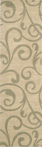 41835 Riviera Area Rug Collection Light Gold 2 ft 3 in. x 8 ft Runner -  Nourison, 099446418357