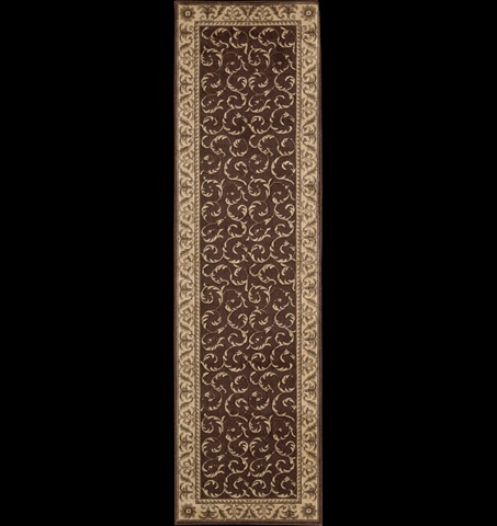 4786 Somerset Area Rug Collection Brown 2 ft 3 in. x 8 ft Runner -  Nourison, 099446047861