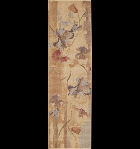 Picture of Nourison 57697 Somerset Area Rug Collection Beige 2 ft 3 in. x 8 ft Runner