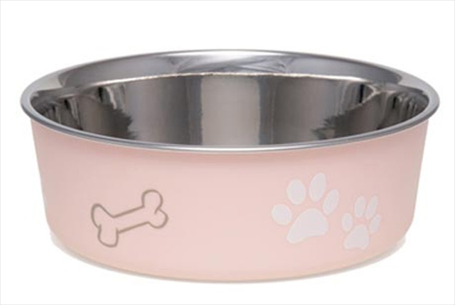Picture of Loving Pets 430854 Bella Bowl Pink Lg
