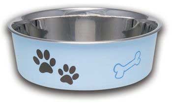 Picture of Loving Pets 430857 Bella Bowl Murano BlueMed