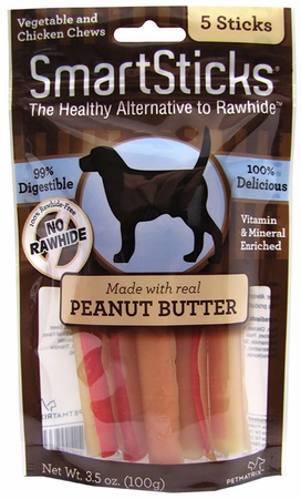 Picture of Smartbone Petmatrix 923206 Smartsticks Peanut Butter 5Pk