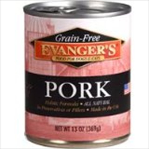 Picture of Evangers 776412 Grain Free Prk 12-13 Oz. Dog-Cat Pack of 12