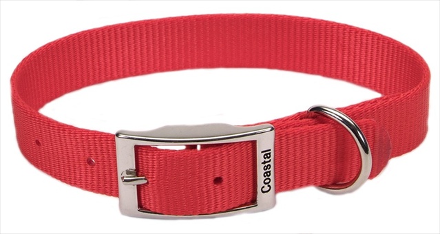 Picture of Coastal Pet Products 764095 3-4X16 Nylon Collar Red