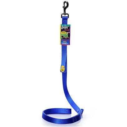 Picture of Coastal Pet Products 764481 1X6 Loops2 Lead W-Hndl Blue