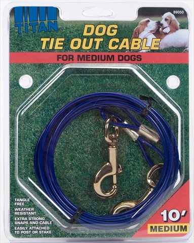 Picture of Coastal Pet Products 769076 Med Tieout Cable