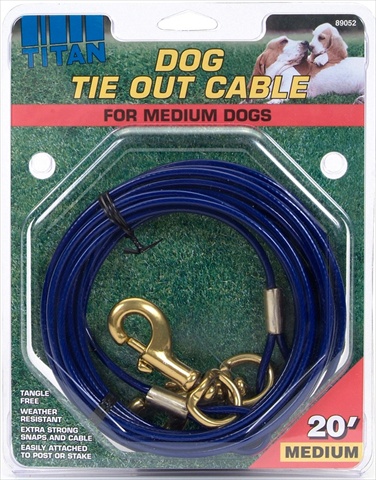 Picture of Coastal Pet Products 769078 20 Med Tieout Cable