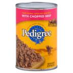 Picture of Mars Pet Care 798963 Pedigree Chopped Beaf 12-22 Oz. Pack of 12