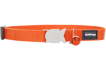 Picture of Red Dingo CC-ZZ-OR-12 Red Dingo Cat Collar Classic Orange