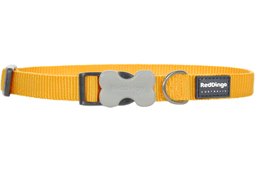 Picture of Red Dingo DC-ZZ-YE-12 Red Dingo Dog Collar Classic Yellow Extra Small
