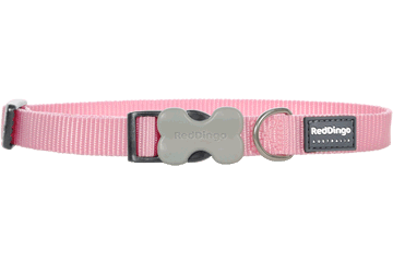 Picture of Red Dingo DC-ZZ-PK-ME Dog Collar Classic Pink&#44; Medium