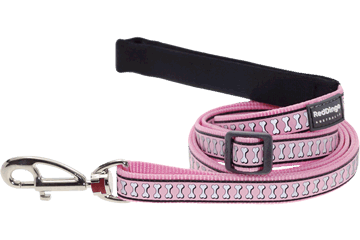 Picture of Red Dingo L6-RB-PK-SM Dog Lead Reflective Pink- Small