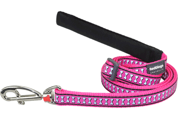 Picture of Red Dingo L6-RB-HP-SM Dog Lead Reflective Hot Pink- Small