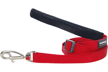 Picture of Red Dingo L6-ZZ-RE-12 Dog Lead Classic Red- Extra Small