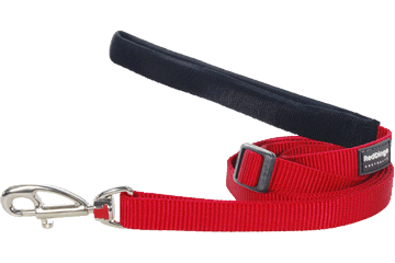 Picture of Red Dingo L6-ZZ-RE-ME Dog Lead Classic Red- Medium