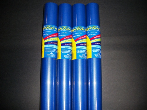 Fade Resistant Art Rolls Dark Blue 48 In. X 12 Ft. 4 Pack