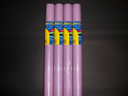 80173 Fade Resistant Art Rolls Lilac 48 In. X 12 Ft. 4 Pack