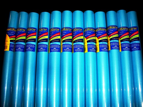 Raydiant Fade Resistant Art Rolls - Light Blue - 36in. x 30' 12 Pack