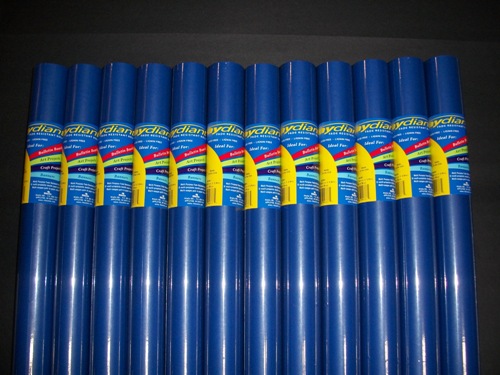 80086 Fade Resistant Art Rolls Dark Blue 36 In. X 30 Ft. 12 Pack