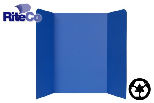 Picture of RiteCo Raydiant 22102 Riteco Tri-Fold Presentation Boards 48 In. X 36 In. Assorted &#44; 24 Pack