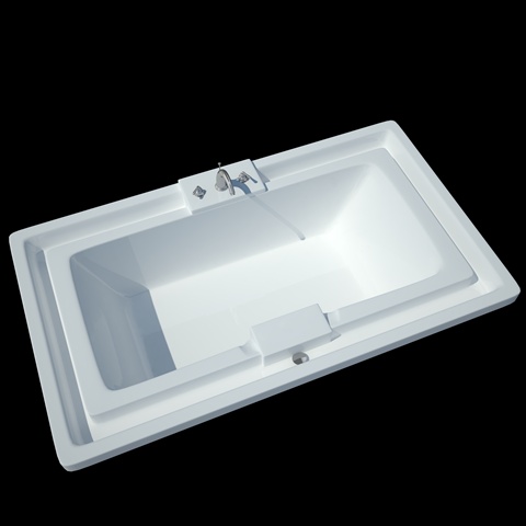 Tubs 4678I Infinity 46 x 78 x 23 - Inch Endless Flow Soaking Bathtub