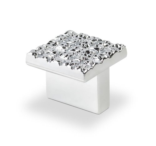 Mosaic Design Square Knob, Bright Chrome, 25 x 25 mm