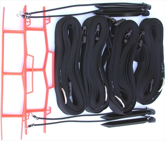 Picture of Home Court 19ABKS Black 2-inch Adjustable Web Courtlines