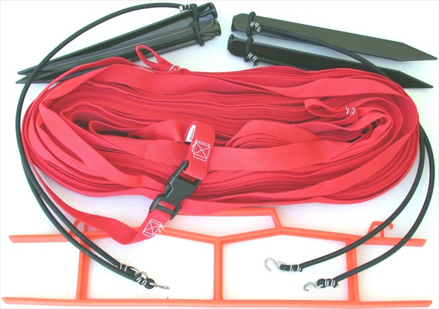 Picture of Home Court W25RS Red 1-inch Non-adjustable Web Courtlines