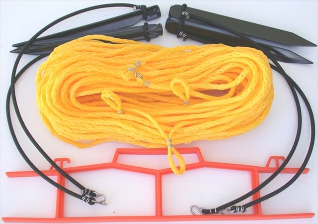 Picture of Home Court 25YS Yellow .25-inch rope Non-adjustable Courtlines