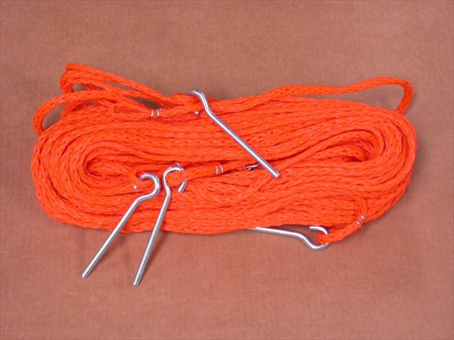 Picture of Home Court M25O Orange .25-inch rope Non-adjustable Grass Courtlines