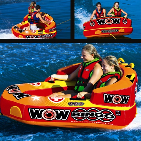 14-1060 Bingo 2 Inflatable And Towable Water Sport -  WOW WATERSPORTS