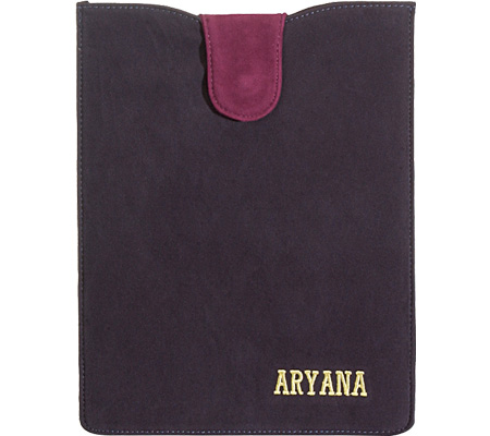 Picture of Aryana Ella-1-Pur Chic Basic Purple Suede Flap Closure Essential Ipad Cover