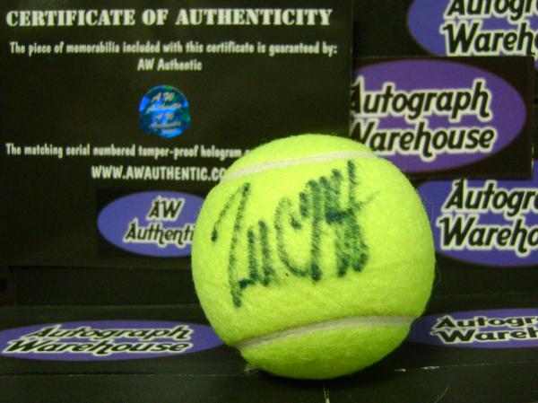 Picture of Autograph Warehouse 20403 Todd Martin Autographed Tennis Ball