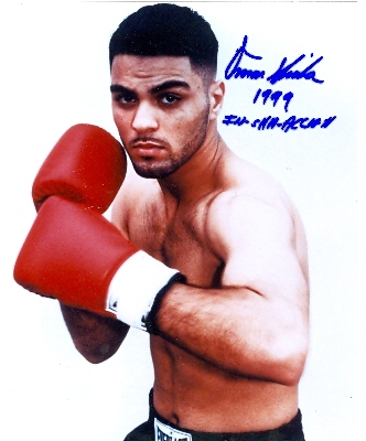 Picture of Autograph Warehouse 25618 Omar Sheika Autographed 8 x 10 Photo Boxer