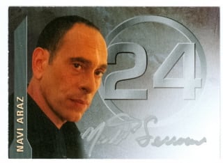 Picture of Autograph Warehouse 25898 Nestor Serrano Autographed Trading Card 24 Tv Show Navi Araz