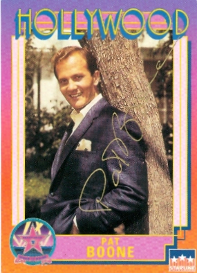 Picture of Autograph Warehouse 25907 Pat Boone Autographed Hollywood Walk Of Fame Trading Card