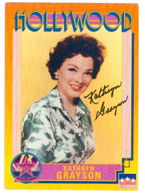 Picture of Autograph Warehouse 25952 Kathryn Grayson Autographed Hollywood Walk Of Fame Trading Card
