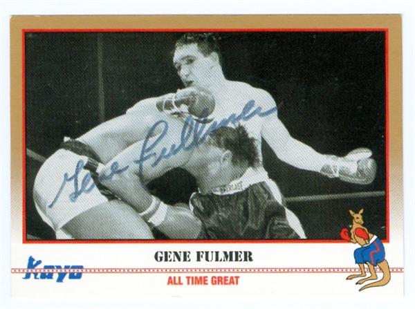 Picture of Autograph Warehouse 26006 Gene Fulmer Autographed Boxing Card