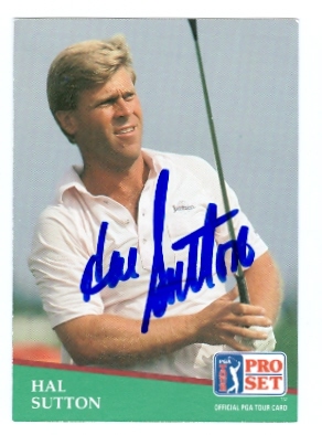Picture of Autograph Warehouse 26025 Hal Sutton Autographed Golf Trading Card