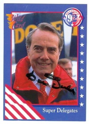 Picture of Autograph Warehouse 26279 Bob Dole Autographed Trading Card