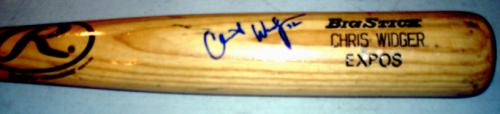 27978 Chris Widger Autographed Game Used Baseball Bat Montreal Expos -  Autograph Warehouse